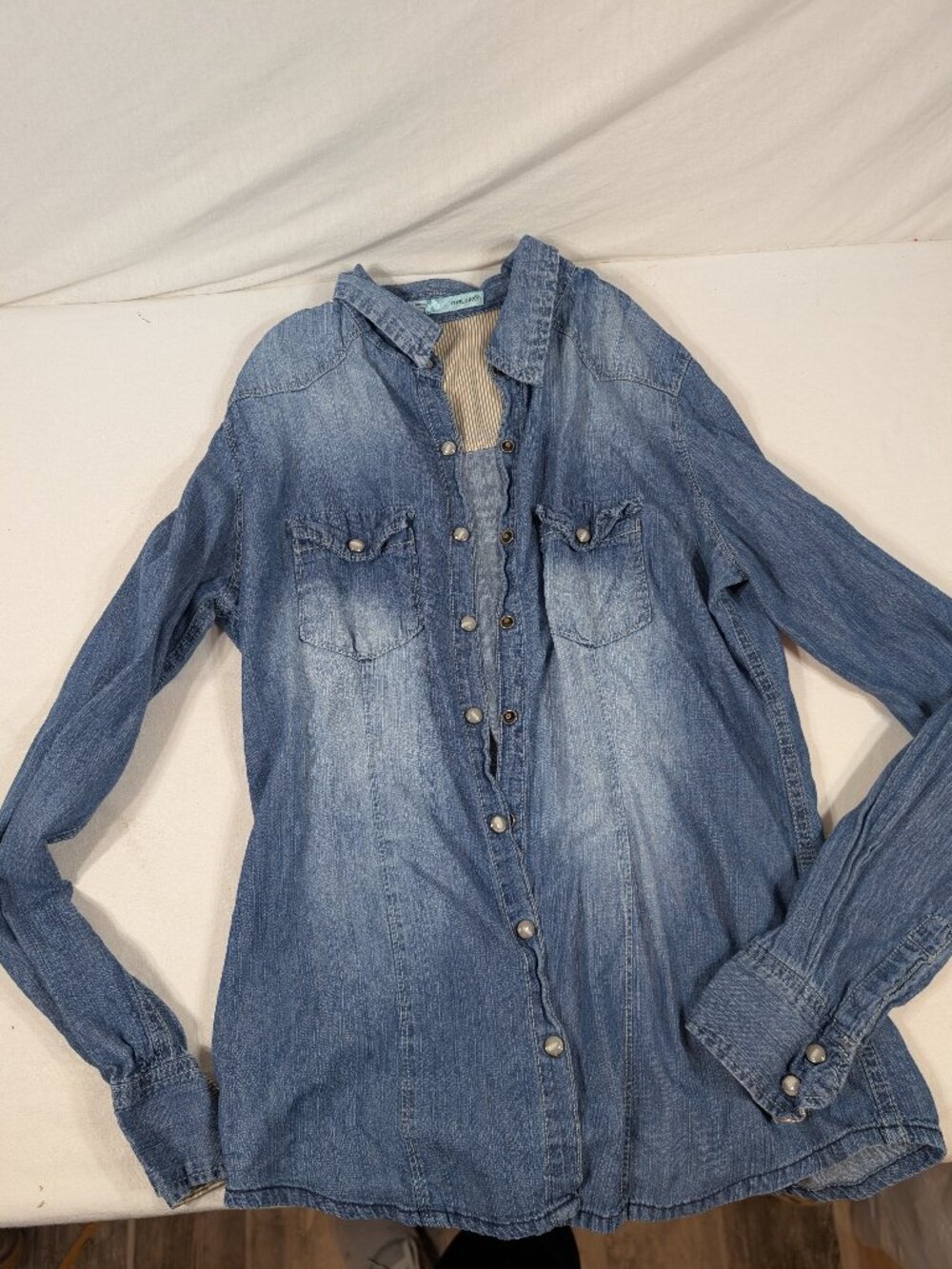 Maurices Denim Button Down